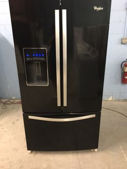 Black French Door Refrigerator
