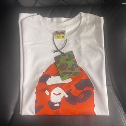 BAPE Red Camo Ape Tee