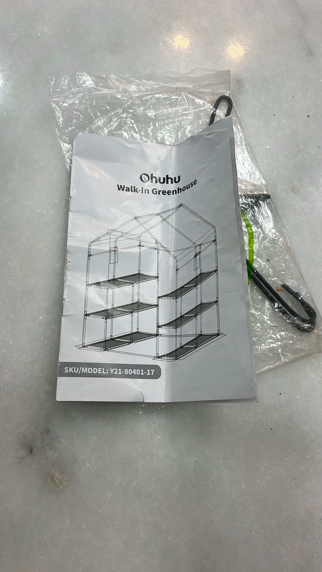 Huhu Walk In Small Greenhouse  Portable 