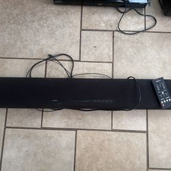 Yamaha Soundbar w REMOTE  Model ATS-1080 Built-In Bluetooth Front Surround