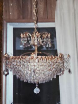 Vintage Crystal chandelier