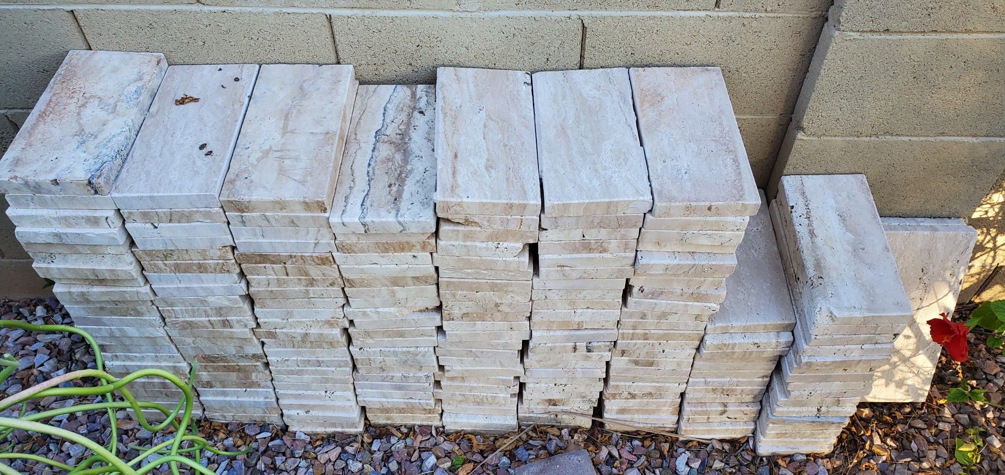 Monterrey Tile "San Miguel" travertine pavers.