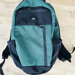 VANS Off The Wall Green Black Skate Backpack