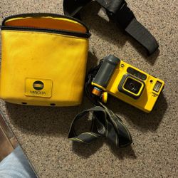 Camera Minolta 35 Mm Waterproof Camera