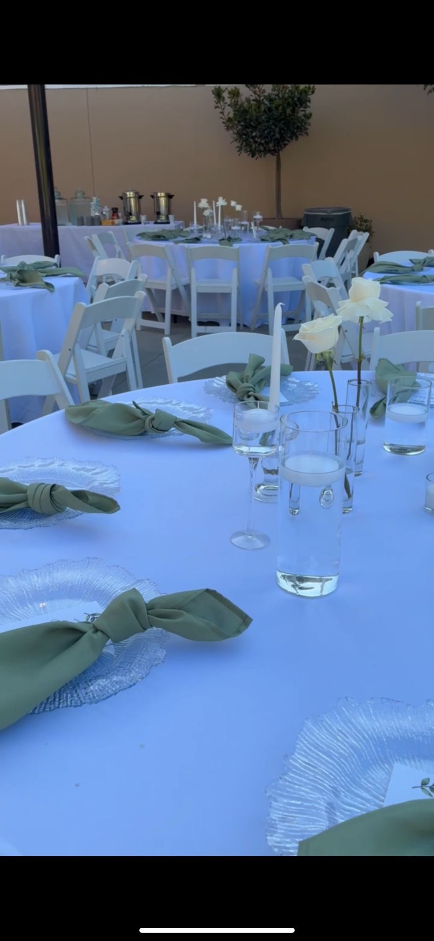 Clear Acrylic Charger Plates