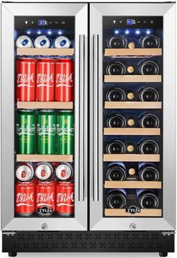 Tylza Dual Zone Beverage and Wine Cooler