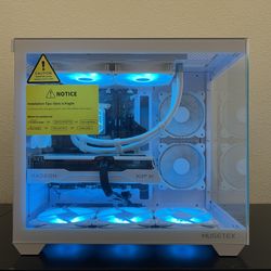 ULTRA FAST Liquid Cooled Gaming PC Computer (i5-12400F = i9 9900, RX 9060 XT = RTX 5060 Ti, 16GB RAM, 1TB NVMe + 4TB HDD)