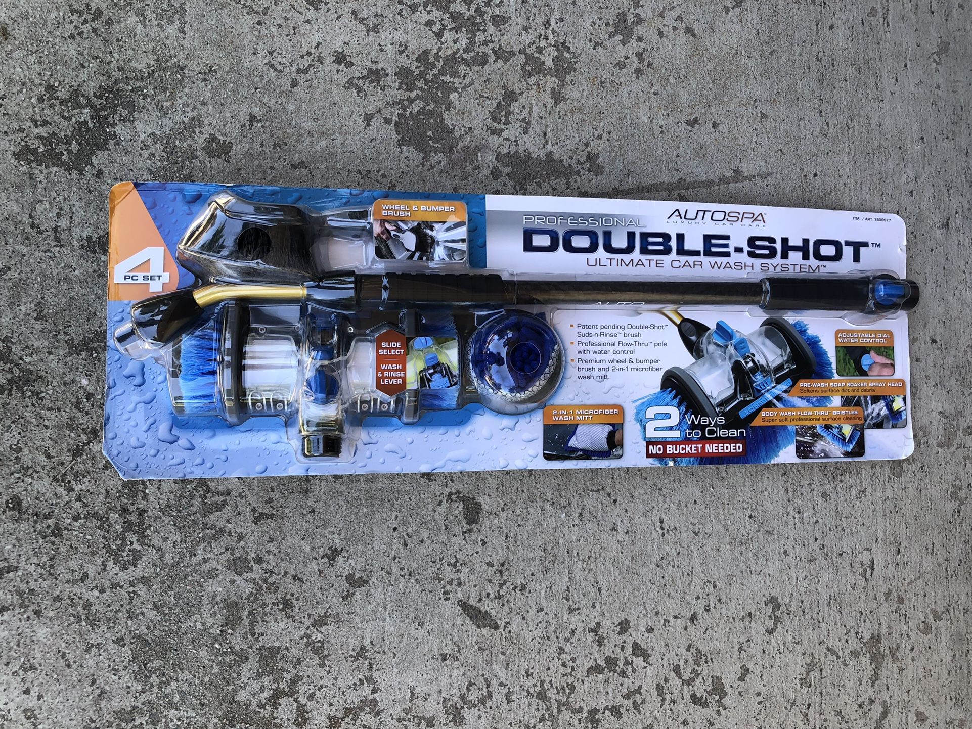 AutoSpa Professional Double-Shot Ultimate Car Suds N Rinse Wash System, New Unopened Retails $66