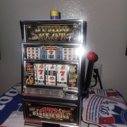 Slot Machine with Coin Bank 