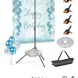 Photoshoot Stand + White Sheet For Background 