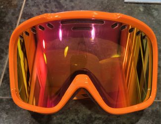 Smith Project Goggle, Halo Orange/ Red Sol X Lens. Open Box,  $75 Retail