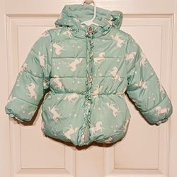 Toddler Girl's Jacket Coat, LIKE-NEW