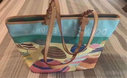 Auth. Rare Dooney & Bourke Beach Umbrella Large Tote