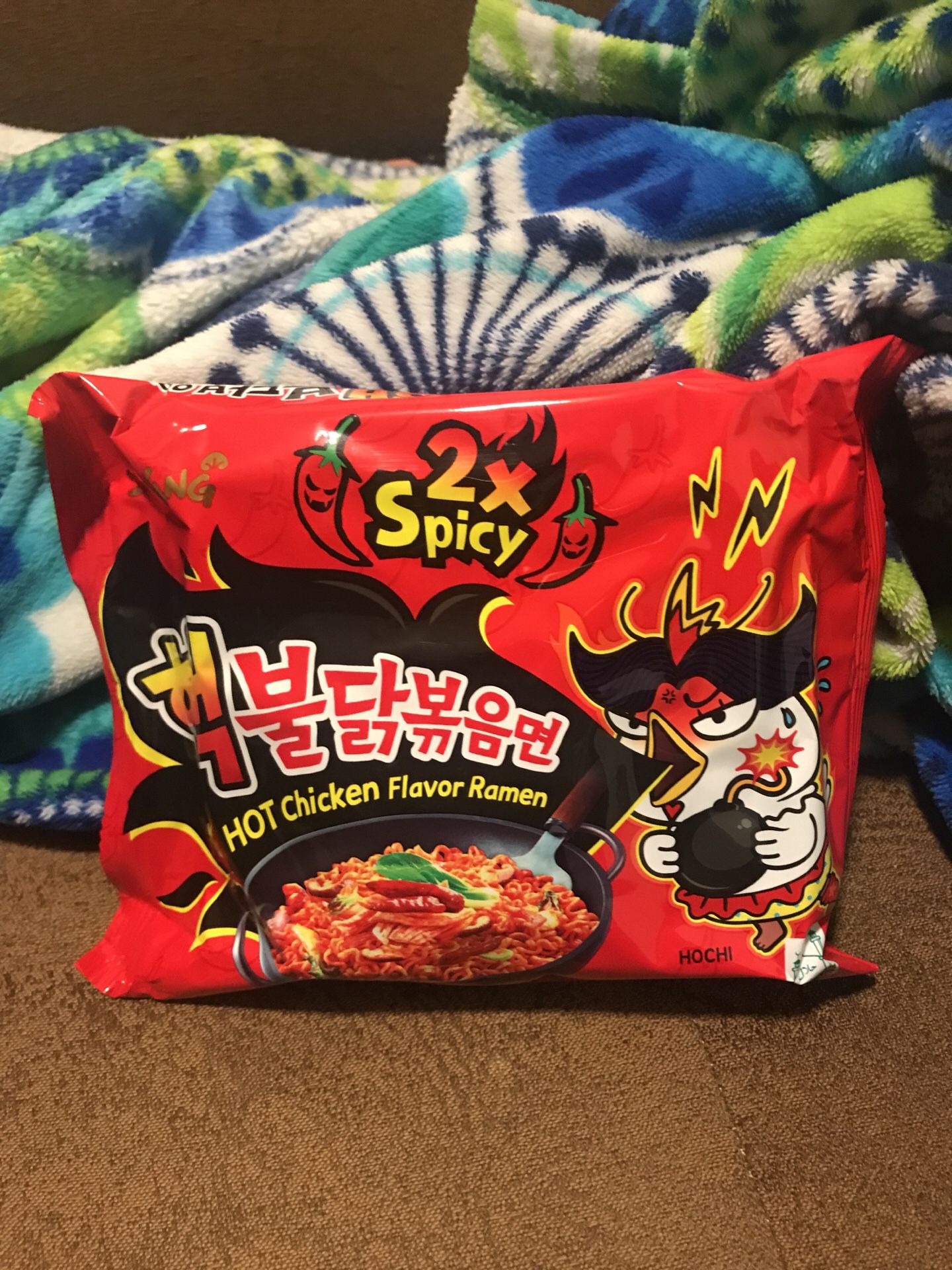 2x spicy noodles