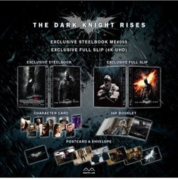 The Dark Knight Rises 4K UHD Steelbook Manta Lab ME#055