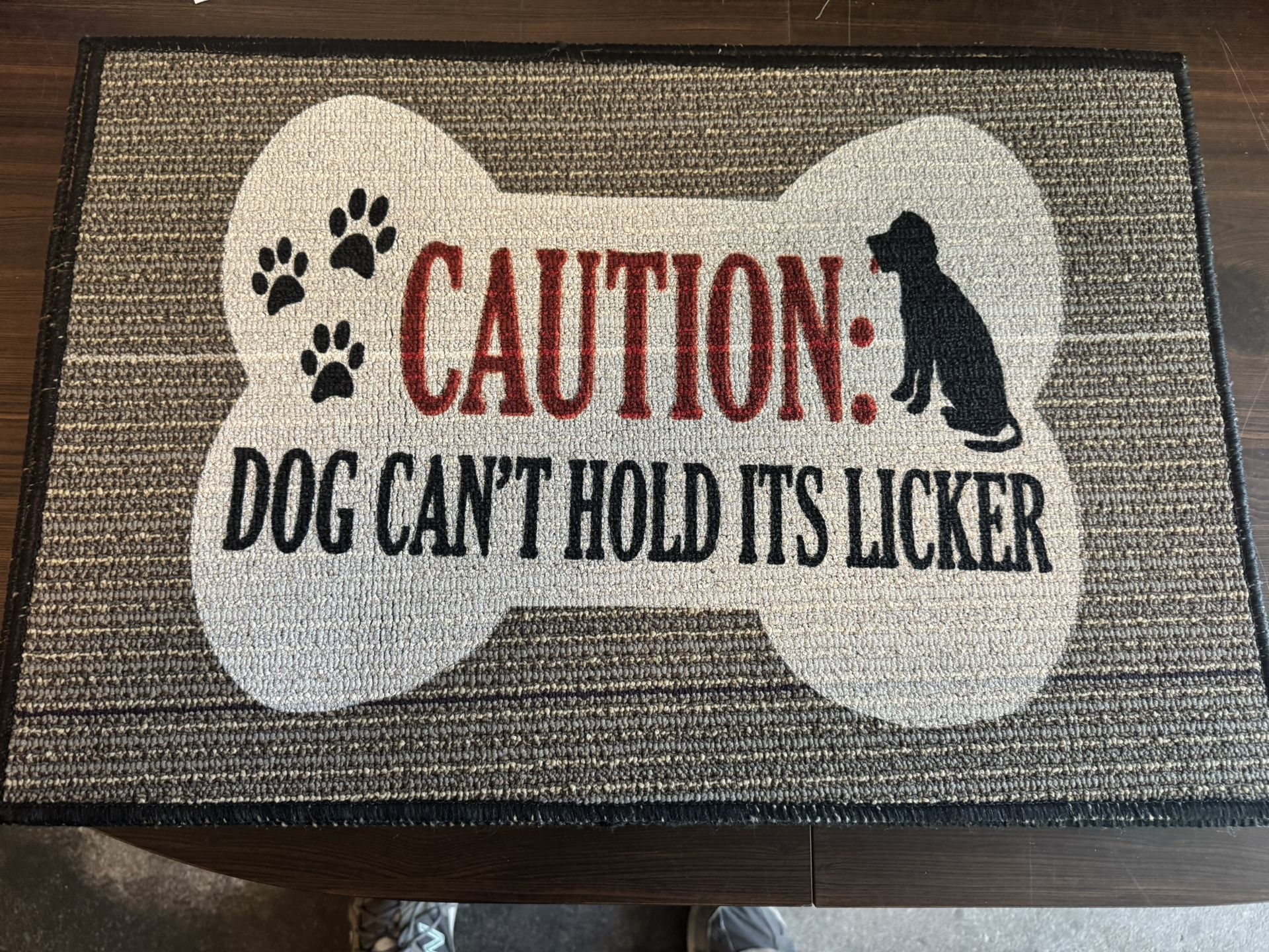 Dog Door Mat For Christmas