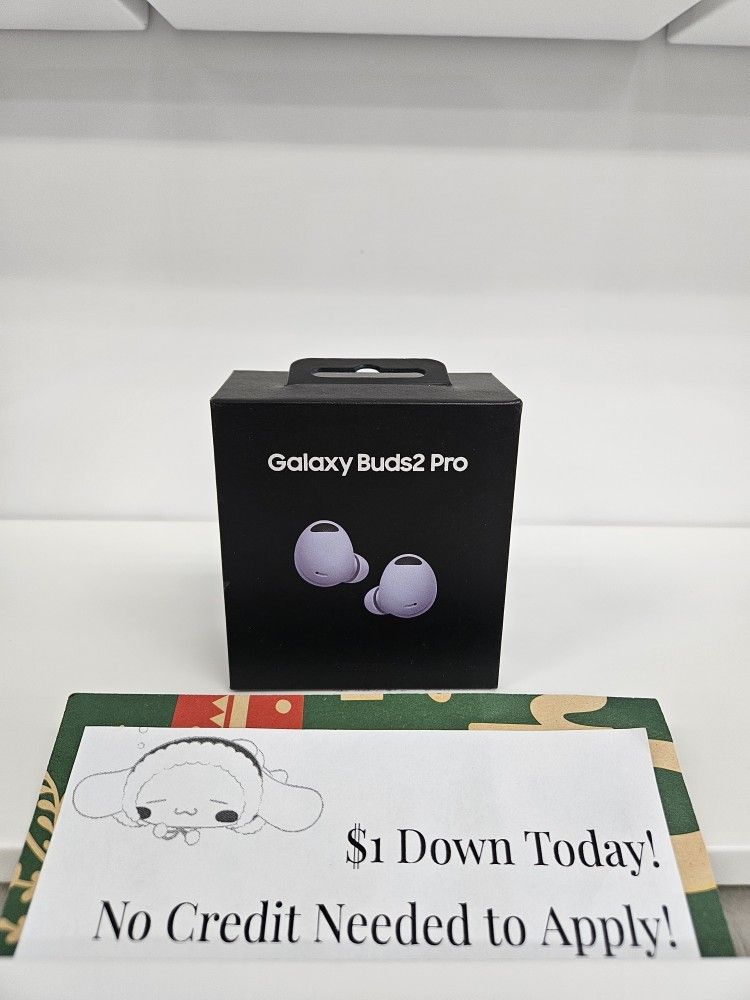 Samsung Galaxy Buds 2 Pro True Wireless Earbuds Headphone Brand New - Payments Available - Pay $1 Down To take It home