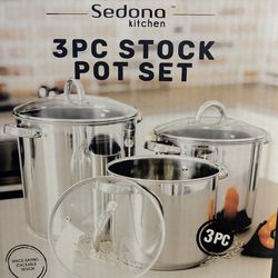 Juego de ollas Sedona acero inoxidable