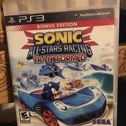 Sonic All Stars Racing  Transformed  Bonus Edition Ps3