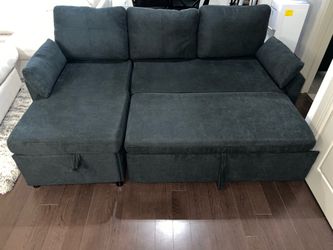 Pull out couch with storage