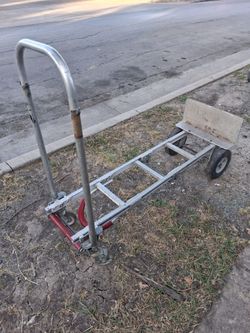 Dolly aluminio convertible llantas solidas