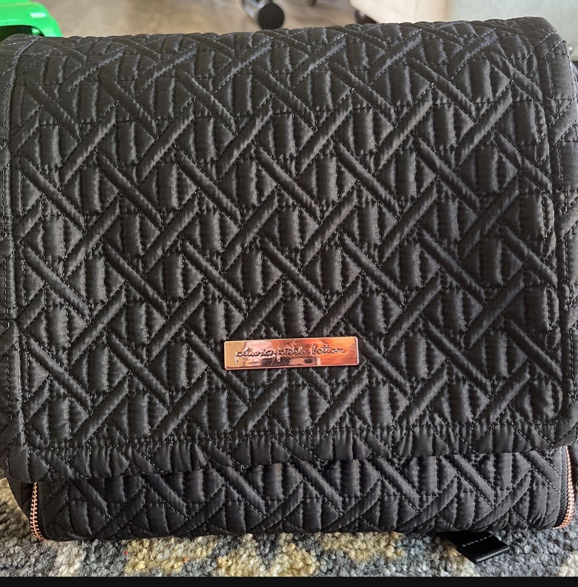 Petunia Pickle Bottom Diaper bag rose gold