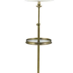 House of Troy Club Antique Brass Light Floor Lamp