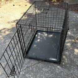 24” Portable Folding Cage Kennel For Small Dog or Animal