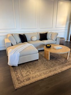 RH Look Modular Sofa | Memory Foam Seating | Chocolate or Sand