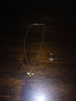 Bumble Bee necklace w/ring