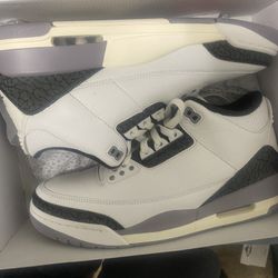 Air Jordan 3 Cement Grey 