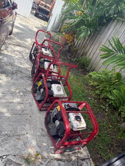 Honda gas powered fans