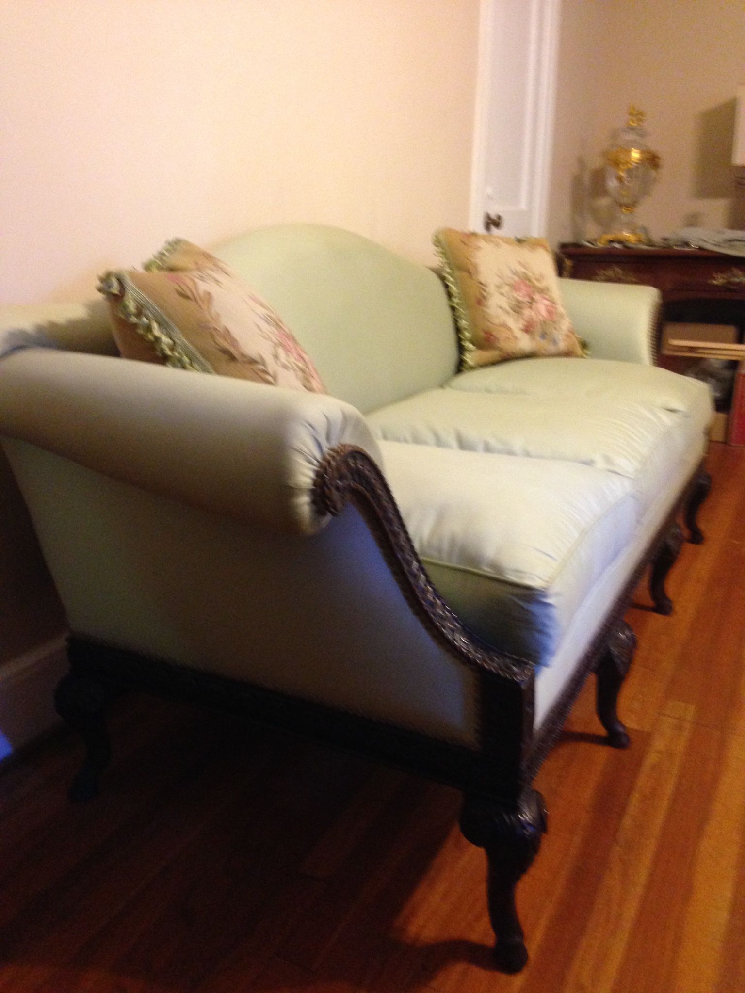 Antique Camelback Sofa