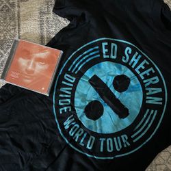 Ed Sheeran t-shirt & CD