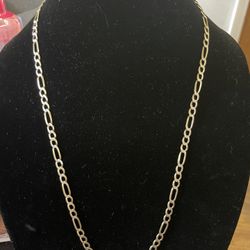 10k Figaro Necklace - Gold