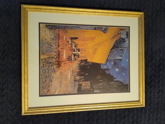 Fine art print Van Gogh. The Cafe. Picture. Wall Hanging.