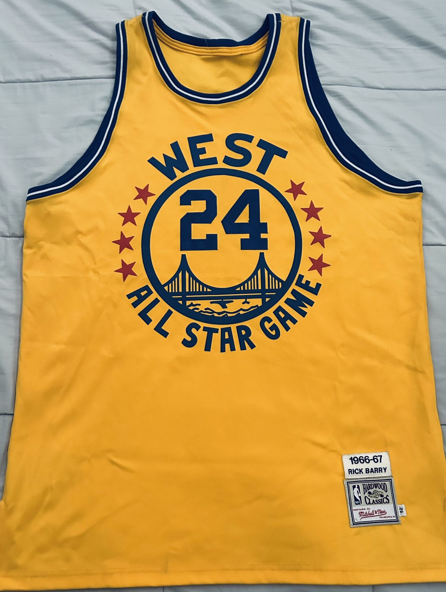 Mitchell & Ness 1966-67 Rick Barry Western Conference All-Star Game Jersey