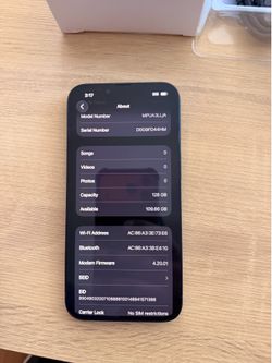 iPhone 14 128GB UNLOCKED 🔓 96% Battery - Midnight