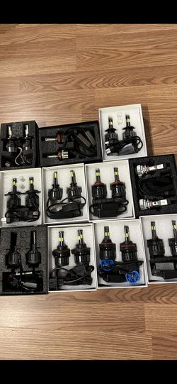 9006  LED Headlight Bulbs Low Beam Fog Light 300% Brighter 6500K Cool White Conversion Kit IP67 Waterproof 2 PCS 