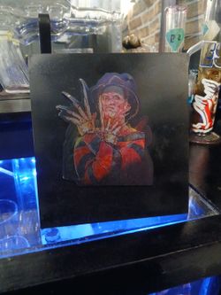 Jason and Freddy hologram plaque