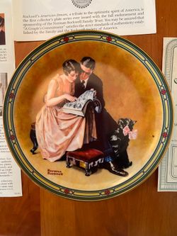 Norman Rockwell collector plate