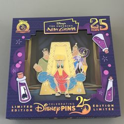 Disney Emperor's New Groove 25th Anniversary Jumbo Pin 2025 LE 3000