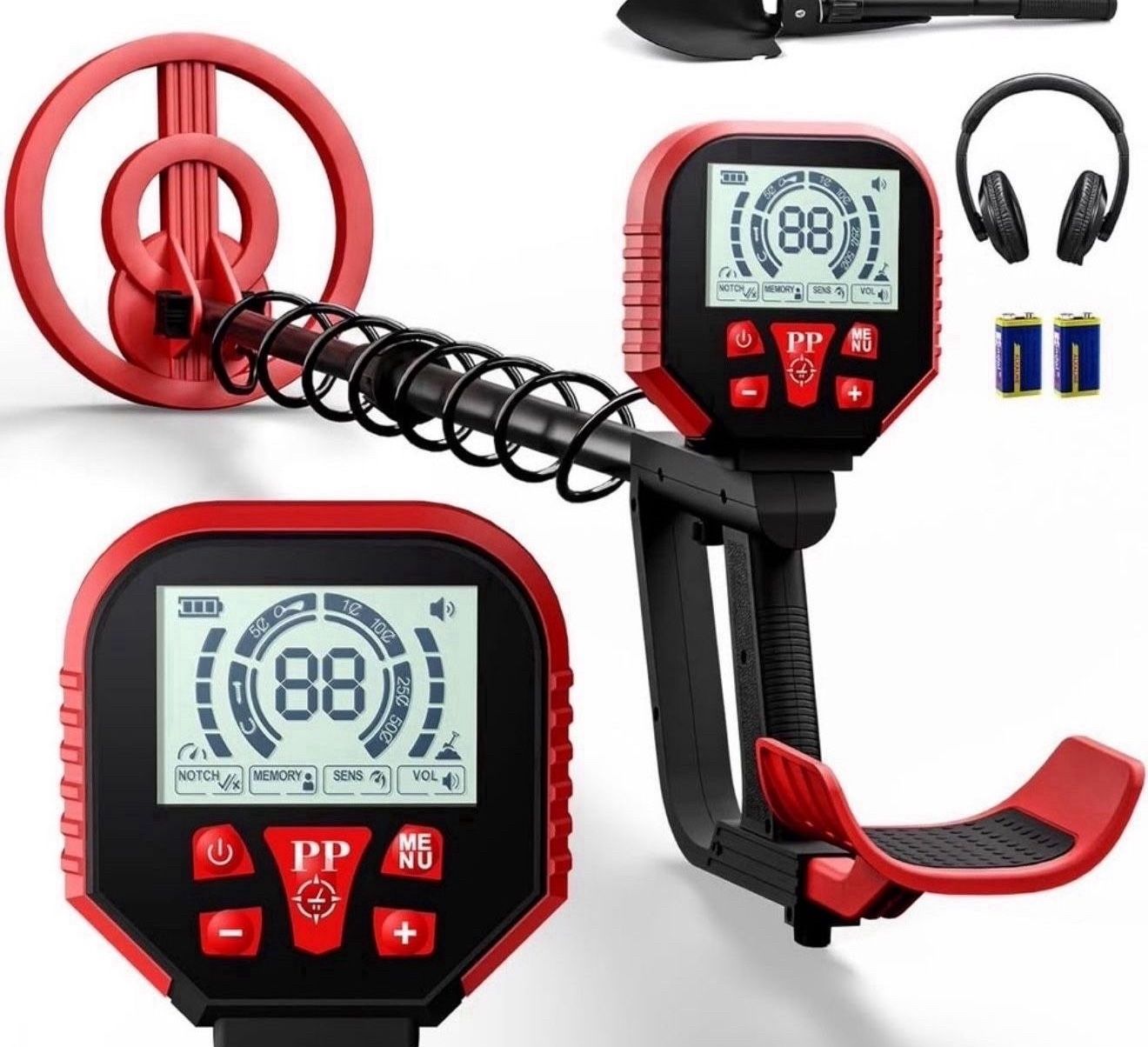 NEW! Professional Metal Detector Waterproof with LCD Display