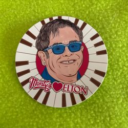 Sir Elton John LA Takeover 2022 Monty’s Sticker Set and info card - NEW