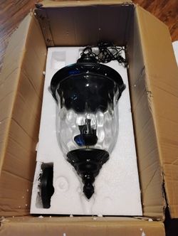 Carriage House Die Cast 2-Light Oil-Rubbed Bronze Outdoor Hanging Lantern