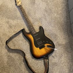 Squier Sonic Stratocaster Fender With Strap