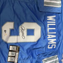 Jameson Williams Signed Detroit Lions Jersey