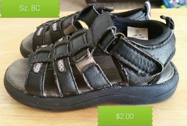 Sz 8C boy sandal black