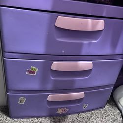 Purple Dresser