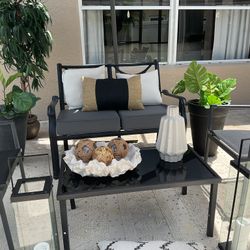 Outdoor Patio Set 4 Piece